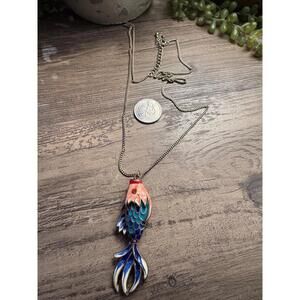 Koi pendant necklace